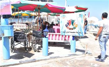 محافظ الاسكندرية: تجهيز جزء من شاطئ ذوي الهمم بالمندرة لاستقبال المكفوفين