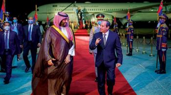 «تنسيق مستمر وعلاقات استراتيجية».. رصد صحف السعودية لزيارة ولي العهد إلى مصر