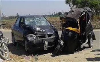 مصرع وإصابة 3 سيدات في حادث سير بالمنصورة 