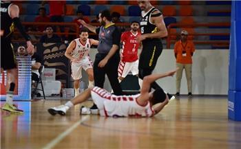 إصابة مهاب ياسر تنهي ودية منتخب مصر للسلة أمام الأردن  