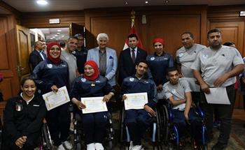وزير الرياضة يكرم المنتخبات البارالمبية بعد نتائجها الإيجابية في 5 بطولات عالمية وقارية