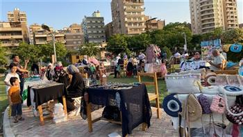 محافظة القاهرة تفتتح معرضًا للحرف اليدوية التراثية بحديقة اللوتس بمدينة نصر
