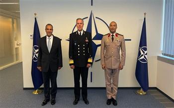 سفير مصر ببروكسل يبحث مع رئيس «عسكرية الناتو» برامج التعاون القائمة بين الجانبين