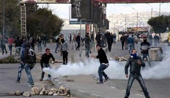 إصابة عشرات الفلسطينيين في مواجهات مع الاحتلال الإسرائيلي في نابلس