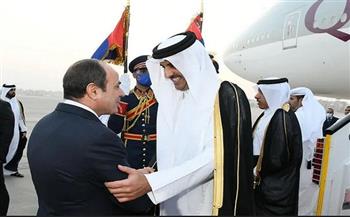 زيارة أمير قطر لمصر .. تكمن أهميتها في التوقيت .. وتؤكد عودة العلاقات إلى طبيعتها