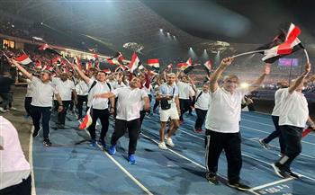 بعثة مصر في طابور عرض افتتاح دورة ألعاب البحر المتوسط (صور)