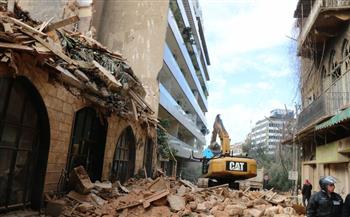 انهيار مبنى بمدينة طرابلس اللبنانية يسفر عن سقوط مصابين وخسائر مادية
