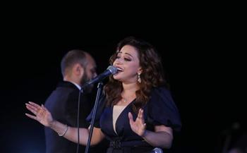 ريهام عبدالحكيم تختتم  مهرجان السويس للموسيقى والغناء