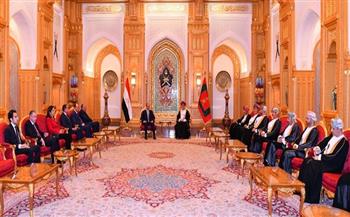 الرئيس السيسي وسلطان عمان يعقدان جلسة مباحثات واسعة في مسقط