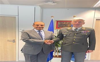 عبدالعاطي يبحث مع رئيس عسكرية الاتحاد الأوروبي مكافحة الإرهاب والهجرة غير الشرعية