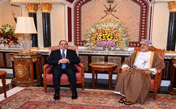 الرئيس السيسي يؤكد حرص مصر وسلطنة عمان على تعزيز العمل العربي المشترك