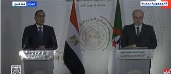 بث مباشر للمؤتمر الصحفي المشترك بين رئيس الوزراء ونظيره الجزائري
