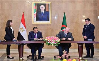 توقيع عدد من الاتفاقيات ومذكرات التفاهم بين مصر والجزائر 