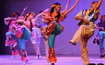 «القومية للفنون الشعبية» تقدم عرضًا استعراضًيا بـ«قبة الغوري»