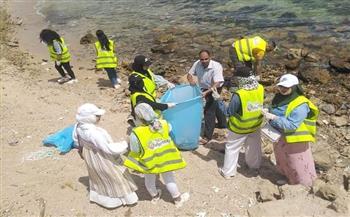 ضمن احتفالات البحر الأحمر بيوم البيئة العالمي.. تنظيم حملة نظافة لشاطئ فلفلة