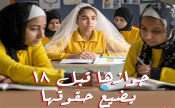 «جوازها قبل 18 سنة يضيع حقها».. التضامن تطلق حملة ضد زواج الأطفال
