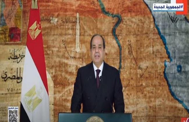 الرئيس السيسي: صوت مصر في ثورة 30 يونيو كان مسموعا