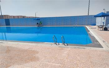 تشغيل مجمع حمامات السباحة بمركز الأمل للتنمية الشبابية بـ 15 مايو 