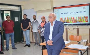 محافظ بورسعيد يشهد تدريب معلمي وموجهي المرحلة الابتدائية بالمدارس الدولية 