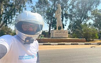 علي عبده يطلق مبادرة «الرحلة إلى مؤتمر المناخ cop27» بدراجة كهربائية بعدد من المحافظات