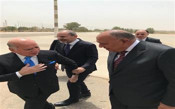 وزيرا خارجية مصر والأردن يصلان بغداد للقاء كبار المسئولين العراقيين