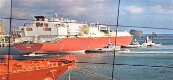ميناء دمياط يستقبل ناقلة الغاز المسال  BITHISH MENTOR  والتى ترفع علم بريطانيا