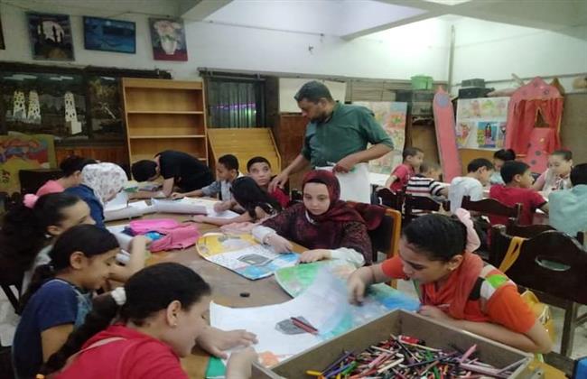 ورشة فنية للأطفال بقصر ثقافة أحمد بهاء الدين احتفالا بذكرى ثورة 30 يونيو