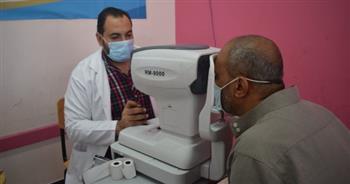 قافلة طبية تفحص 743 حالة لأمراض العيون بقرية "محلة أبوعلي" بالغربية