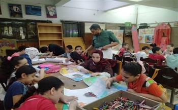 ورشة فنية للأطفال بقصر ثقافة أحمد بهاء الدين احتفالا بذكرى ثورة 30 يونيو