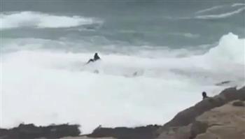 بينهم أطفال.. أمواج البحر تسحب 5 أشخاص من عائلة واحدة في عمان (فيديو)