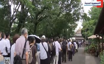 تشييع جثمان رئيس الوزراء الياباني السابق شينزو آبي (فيديو)
