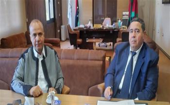 نائب الرئاسي الليبي يناقش مع رئيس المحكمة العليا  النصوص الخلافية بمشروع الدستور