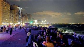 رفع درجة الاستعداد بشواطئ الإسكندرية بسبب ارتفاع الأمواج