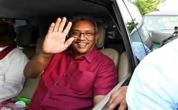 رئيس سريلانكا يتجه إلى سنغافورة بعد فراره إلى المالديف