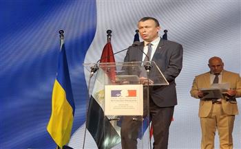 السفير الأوكراني الجديد يشارك في احتفال فرنسا بعيدها الوطني