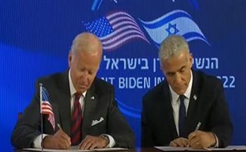 توقيع إعلان مشترك بين أمريكا وإسرائيل لتوسيع العلاقات الأمنية بينهما