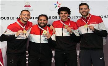 مجموعات منتخب مصر لرجال سيف المبارزة ببطولة العالم في القاهرة
