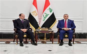 الرئيس : ثوابت السياسة المصرية راسخة بدعم العراق وتعظيم دوره القومي العربي