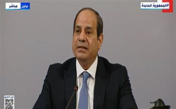الرئيس السيسي: مصر تستضيف قمة المناخ في سياق عالمي يتسم بالتحديات المتعاقبة