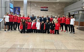 استقبال رسمي لمنتخب التايكوندو بمطار القاهرة بعد حصد 13 ميدالية ببطولة إفريقيا برواندا