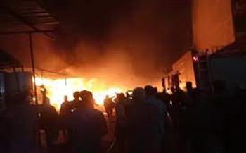 مصرع وإصابة 4 أشخاص في حريق بحي الصداقة الجديدة في أسوان