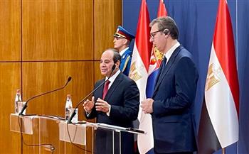 الرئيس السيسي: أتطلع لمزيد من التعاون والتنسيق بين مصر وصربيا لرخاء بلادنا