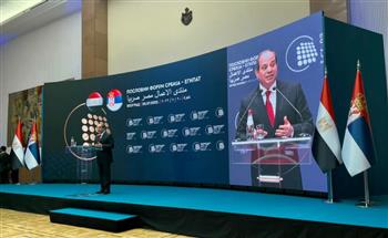 الرئيس السيسي يفتتح منتدى الأعمال المصري الصربي والاجتماع الأول للمجلس المشترك