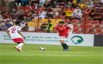 مصر تتقدم أمام عمان بهدف في الشوط الأول بكأس العرب للشباب 