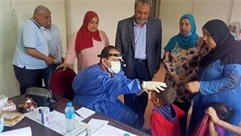 علاج 1368 حالة بقرية منية ابيار بكفر الزيات ضمن قافلة طبية نظمتها جامعة طنطا
