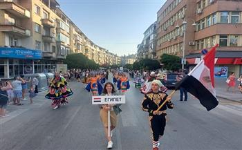 فرقة الحرية للفنون الشعبية بالإسكندرية تشارك بمجموعة من العروض في بلغاريا (صور)