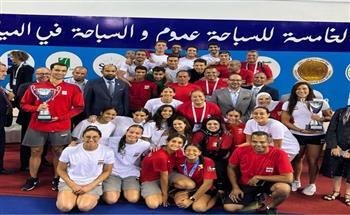 الأولمبية تهنئ اتحاد السباحة بالمركز الأول للبطولة العربية 