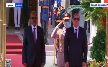 الرئيس السيسي يستقبل نظيره الصومالي (بث مباشر)