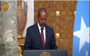 الرئيس الصومالي: علاقة مصر والصومال الأخوية مستمرة منذ قرون ماضية 
