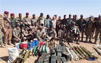 ضبط ذخائر وأسلحة وعتاد لتنظيم داعش الإرهابي غربي نينوى